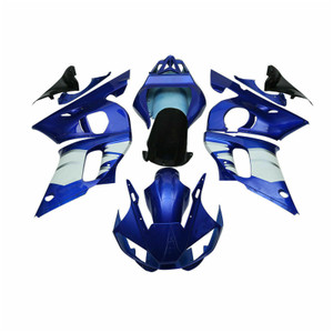 New Blue White ABS Plastic Fairing Bodywork Kit For Yamaha YZF R6 1998-2002 1999 #18