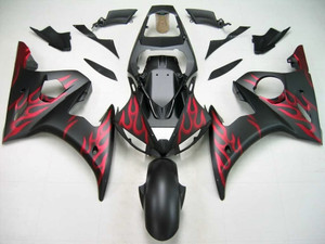 Injection Fairing Kit Bodywork Plastic ABS fit For Yamaha YZF 600 R6 2005