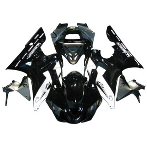 Painted Black ABS Plastic Fairing Bodywork Kit For Yamaha YZFR1 YZF R1 2000-2001 #17