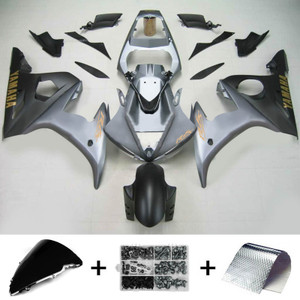 Injection Fairing Kit Bodywork Plastic ABS fit For Yamaha YZF 600 R6 2005 #142