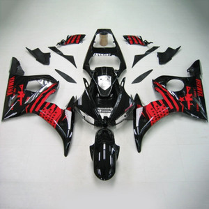Injection Fairing Kit Bodywork Plastic ABS fit For Yamaha YZF 600 R6 2005 #152