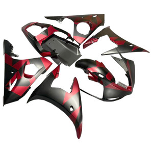 Injection Fairing Kit Bodywork Plastic ABS fit For Yamaha YZF 600 R6 2005 #157