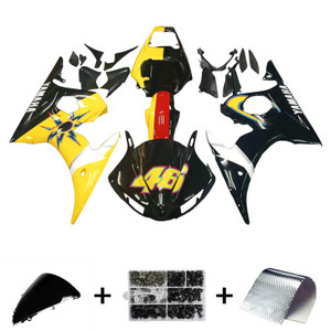 2003-2004 Yamaha YZF 600 R6 Amotopart Fairing Kit Generic #9