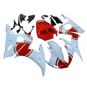 2003-2004 Yamaha YZF 600 R6S Injection Fairing Kit Bodywork Plastic ABS #18 Amotopart Fairing