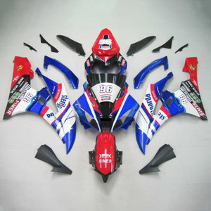Injection Fairing Kit Bodywork Plastic ABS fit For Yamaha YZF 600 R6 2006-2007 #124