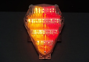 TailLight with integrated Turn Signals for Yamaha YZF R6  (2006-2016)  Clear Generic