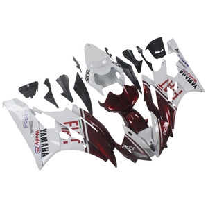 2006-2007 Yamaha YZF 600 R6 Amotopart Injection Fairing Kit Bodywork Plastic ABS #129