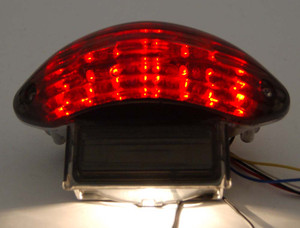 Integrated TailLight Turn Signals for Suzuki GSX1300R 99-07 GSX 600F/750F 98-06 Smoke Generic