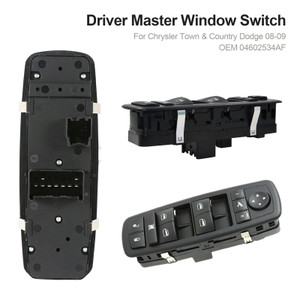 Driver Master Window Switch For Chrysler Town & Country Dodge 08-09 04602534AF