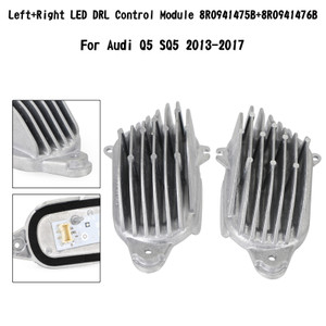 Left+Right LED DRL Control Module 8R0941475B/76B For Audi Q5 SQ5 2013-2017