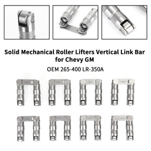 Solid Mechanical Roller Lifters Vertical Link Bar for Chevy GM 265-400 LR-350A