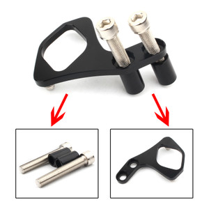 Ignition Key Relocation Bracket Black B For Tr Bonneville Scrambler T100 01-15