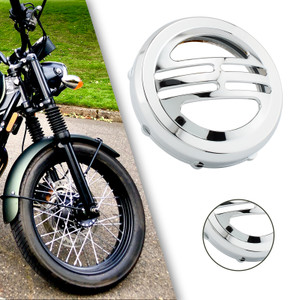 Horn Cover Universal Decorative Cover For bobber T120 T100 Street twin Chrome