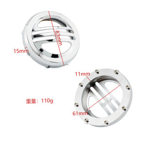 Horn Cover Universal Decorative Cover For bobber T120 T100 Street twin Chrome