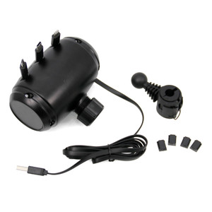 3-in-1 Retractable Car Backseat Charging Station Box for iPhone/Samsung/Android