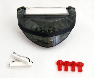 LED Taillight + Turn Signals For Honda CBR929RR 2000-2001 Smoke