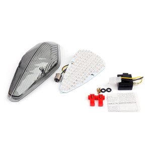 Tail Light with integrated Turn Signals Honda VTX 1300 1800 Retro, 1800T (2002-2008), Smoke