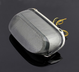 LED Taillight + Turn Signals For Kawasaki ZZR600 ZZR250 2004 ZX600E 94-04 ZX11R /ZX11 93-01 Smoke