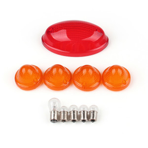 TailLight Turn Signals Indicators Lens Bulbs Set Triumph Bonneville SE T100 Amber