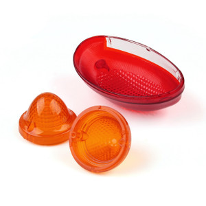 TailLight Turn Signals Indicators Lens Bulbs Set Triumph Bonneville SE T100 Amber