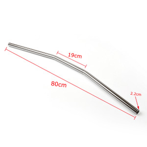 7/8" 22mm Handlebar Drag Style Bar Motorcycle Universal Honda Kawasaki Suzuki Yamaha Ducati Chrome