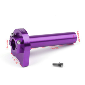 CNC Twist Throttle Moped Scooter Street Motorcycle Dirt Monkey Bike Purple Generic