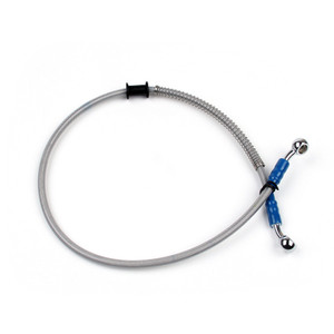 70cm/28" M10 Brake Oil Hose Line Banjo Fitting Stainless Steel End