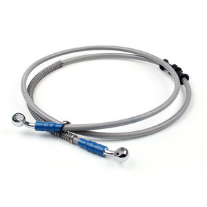 150cm/59" M10 Brake Oil Hose Line Banjo Fitting Stainless Steel End