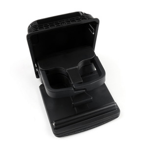 Rear Armrest Central Console Cup Holder For VW Jetta Gti MK5 Golf MK6 Black