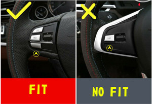 7x Steering Wheel Button Trim Cover Fit For BMW X3 F25£¨11-17£©X4 F26£¨14-17£©B