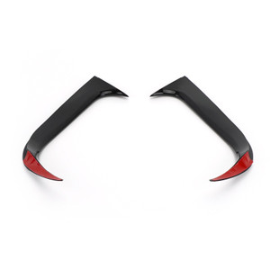 Black Rear Bumper Spoiler Air Vent Cover Fit Mercedes W117 CLA Class 2014-2018