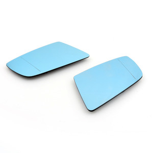 Left +Right Side Heated Blue Door Mirrors Glasses For BMW 5-series E60 2003-2009