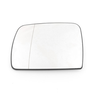 Left Heated Door Mirror Glass and Backing Plate For 2000-2006 BMW X5 E53 Clear