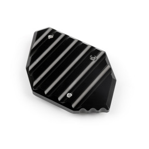 Kickstand Side Stand Plate Pad For 2014-2015 Kawasaki Ninja 250 300 Z250  Black