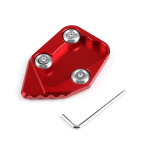 Kickstand Side Stand Support Plate Pad For Honda CBR1000RR 2008-2016 Red