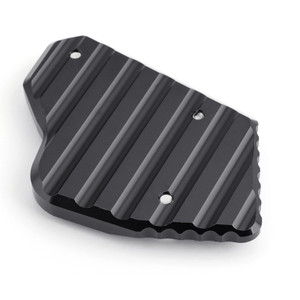 Side Pad Kickstand Stand Extension Plate For BMW K1600 GT GTL 2011-2015 Black