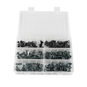 177PCS Motorcycle Sportbike Windscreen Fairing Bolt Kit Titanium Fastener Screws