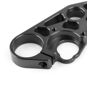 Lowering Triple Tree Front Upper Top Clamp for SUZUKI GSXR 600 750 1000 Black