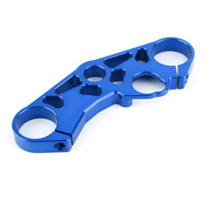 Lowering Triple Tree Front Upper Top Clamp for SUZUKI GSXR 600 750 1000 Blue