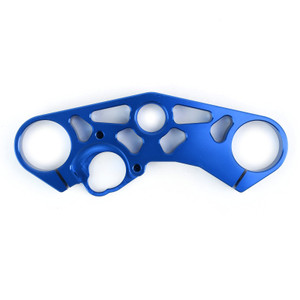 Lowering Triple Tree Front Upper Top Clamp for SUZUKI GSXR 600 750 1000 Blue