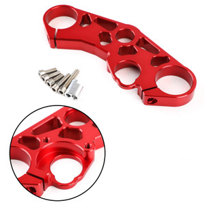 Lowering Triple Tree Front Upper Top Clamp for SUZUKI GSXR 600 750 1000 Red