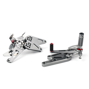 Motorcycle Adjustable Rearset Rearsets Foot pegs For Yamha MT-03/MT25 2015+ Gray
