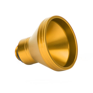 Gold Aluminum Oil Filler Funnel 20mm Universal Oil Catch Drain Motorcycle