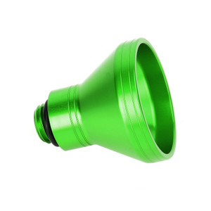 Green Aluminum Oil Filler Funnel 20mm Universal Oil Catch Drain Motorcycle