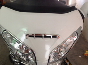 Goldwing Chrome Fairing Eyebrows Trim Fit Honda GL1800 2001-2011