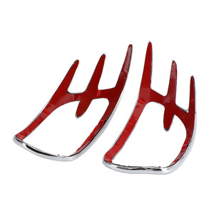 Goldwing Chrome Fairing Mirror Back Accent Grilles Fit Honda GL1800 2001-2011