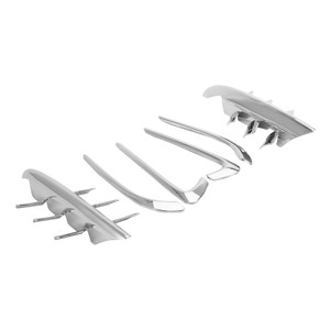 Goldwing Chrome Fairing Premier Shark Gills Fit Honda GL1800 2001-2011