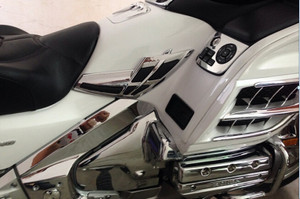 Goldwing Chrome Fairing Tank Trim Fit Honda Goldwing GL1800 2001-2011