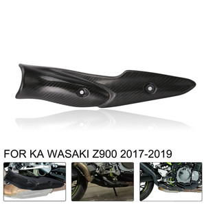 Exhaust Pipe Heat Shield Cover Guard Scalding Shell For Kawasaki Z900 2017-2019