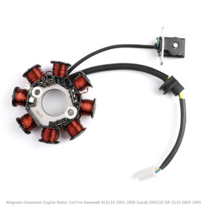 Magneto Generator Stator Coil For Kawasaki KLX110 03-09 Suzuki DRZ110 2003-05